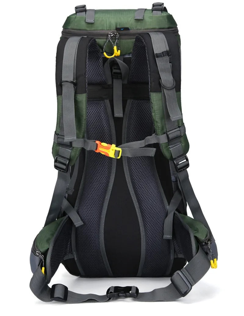 60L Travel Backpack | Waterproof, spacious | For hiking and outdoor activities