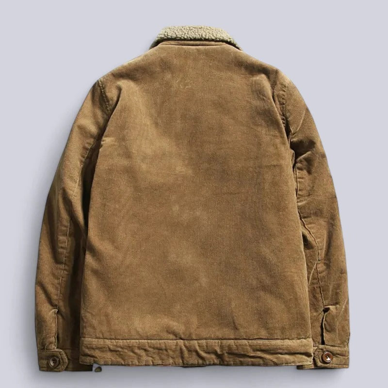 Corduroy Jacket | Fleece Lined, 3 Pockets