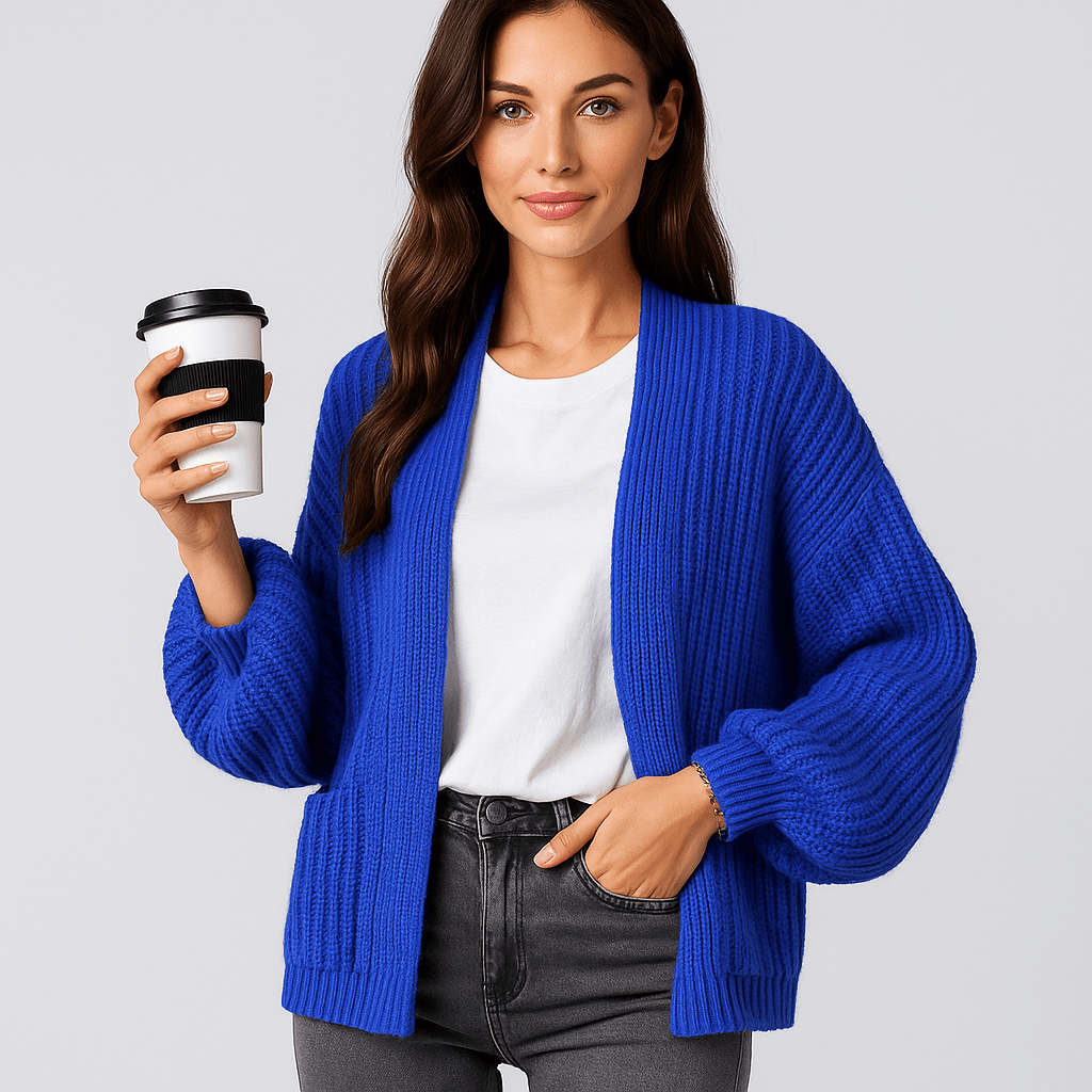 Cardigan - Long-Sleeve - Practical Pockets - Comfortable Fit