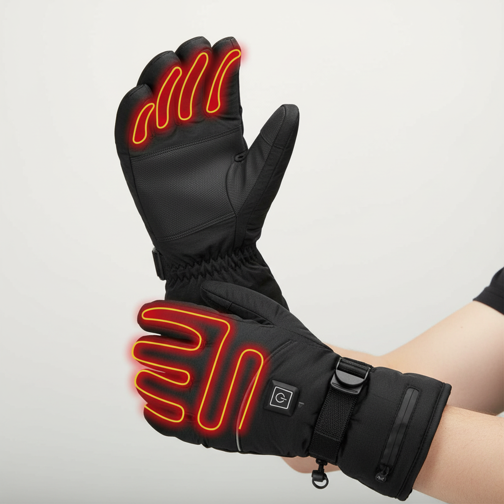 Heated Gloves | Rechargeable, USB Powered, Winter | Touchscreen, Warm
