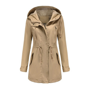 Women's Rain Jacket | Waterproof, Long, Fitted Flare