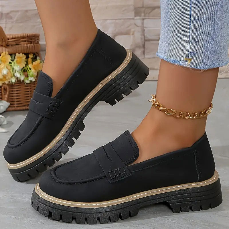 Women's Orthopedic Platform Loafers | Arch Support, Lug Sole