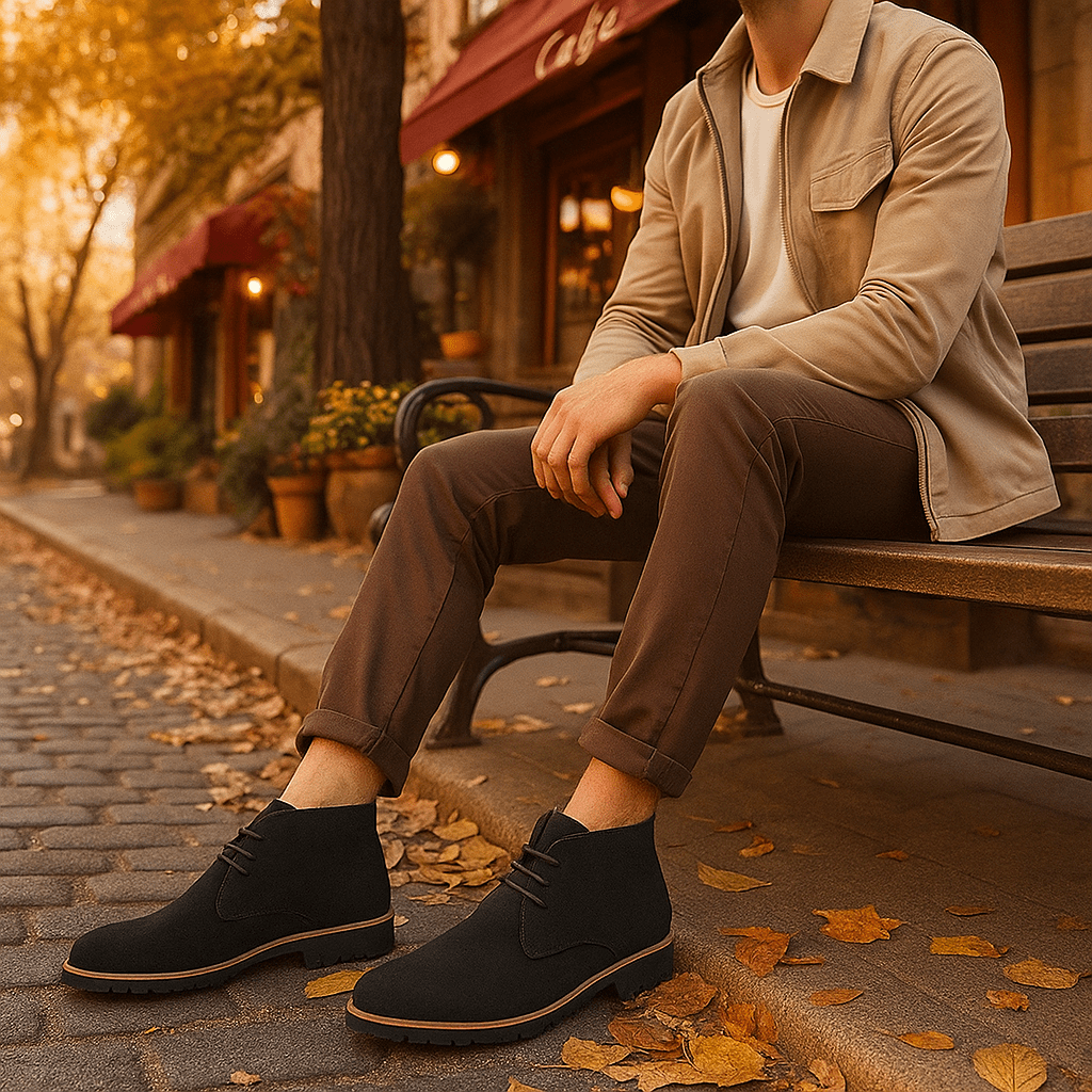 Chris Men's Casual Ankle Boots - Everyday Wear