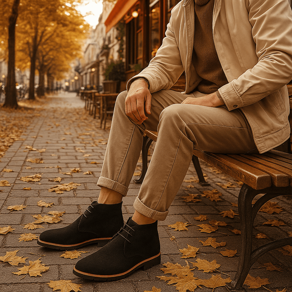 Chris Men's Casual Ankle Boots - Everyday Wear