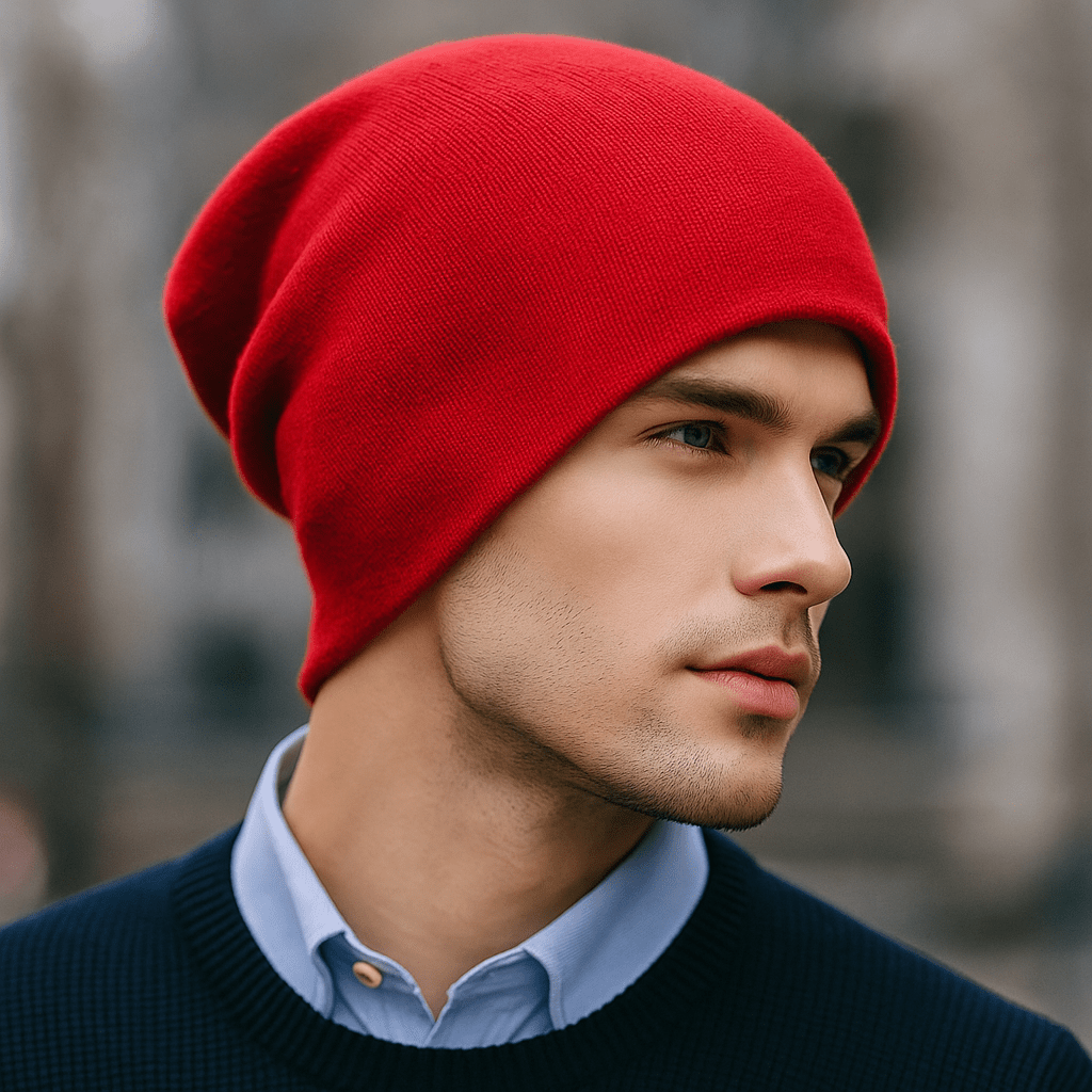 Men's Casual Wool Hat - Warm - Soft - Classic - Beanie