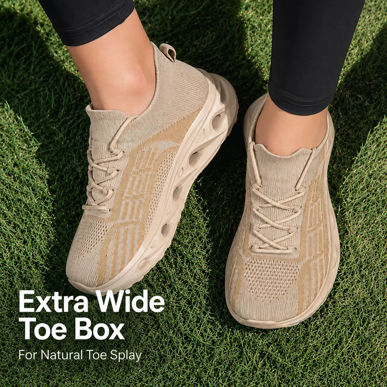 Walking Sneakers | Wide Toe Box, Flexible Sole | Natural Movement