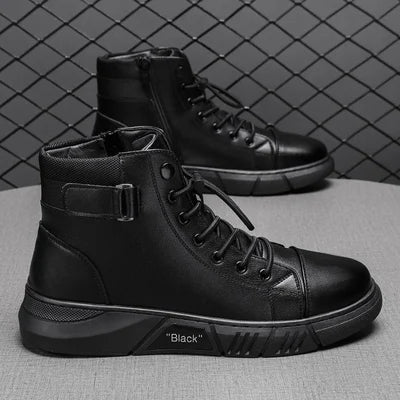 Men's Boots | Black Leather, Waterproof, All-Terrain