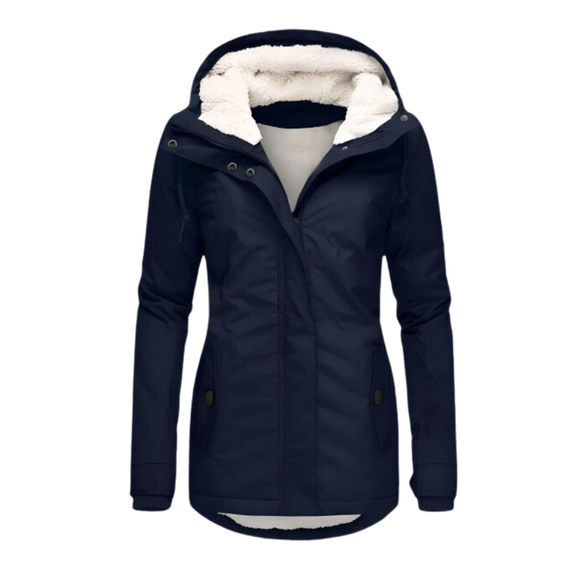 Women Water Resistant Sherpa Lined Parka Jacket
