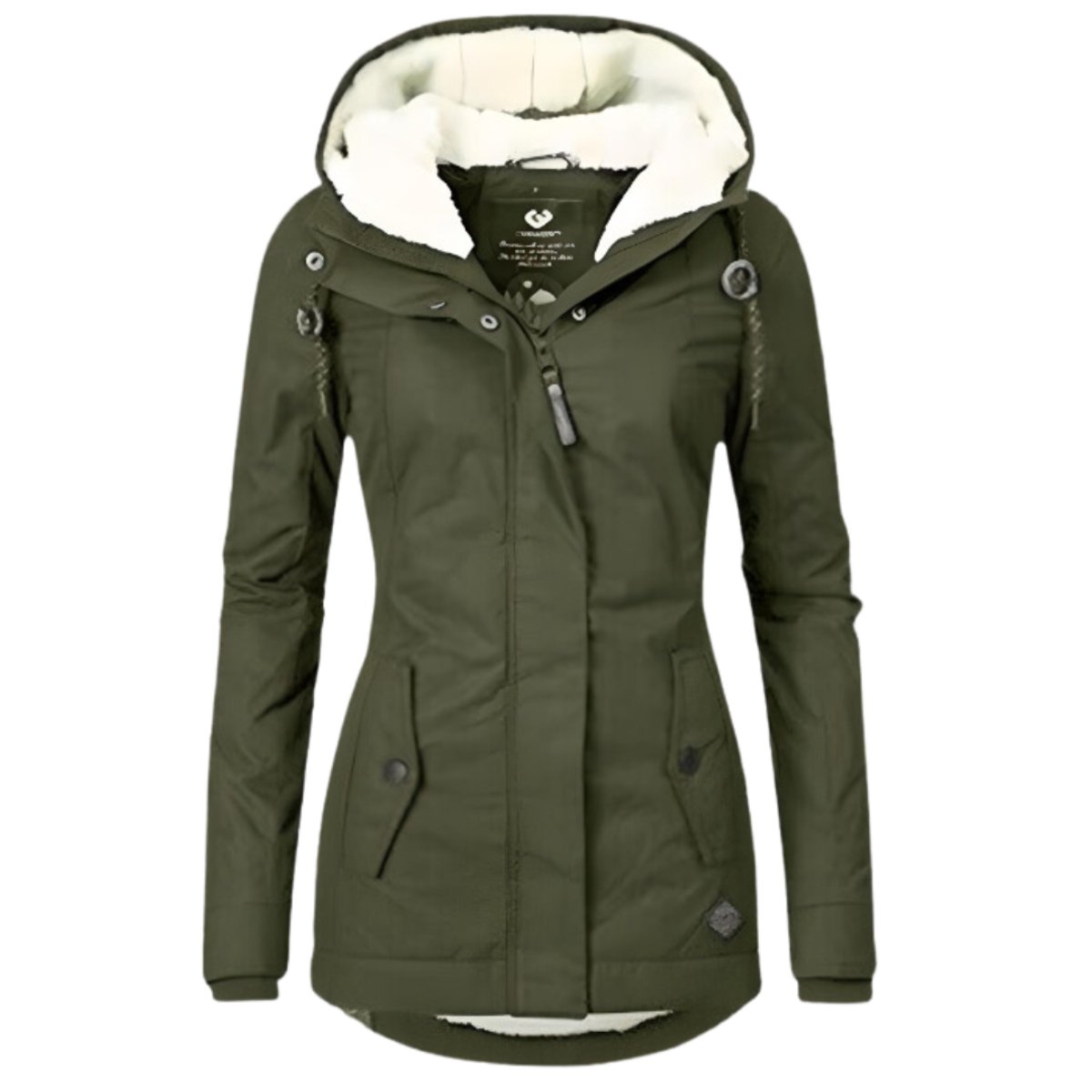 Women Water Resistant Sherpa Lined Parka Jacket