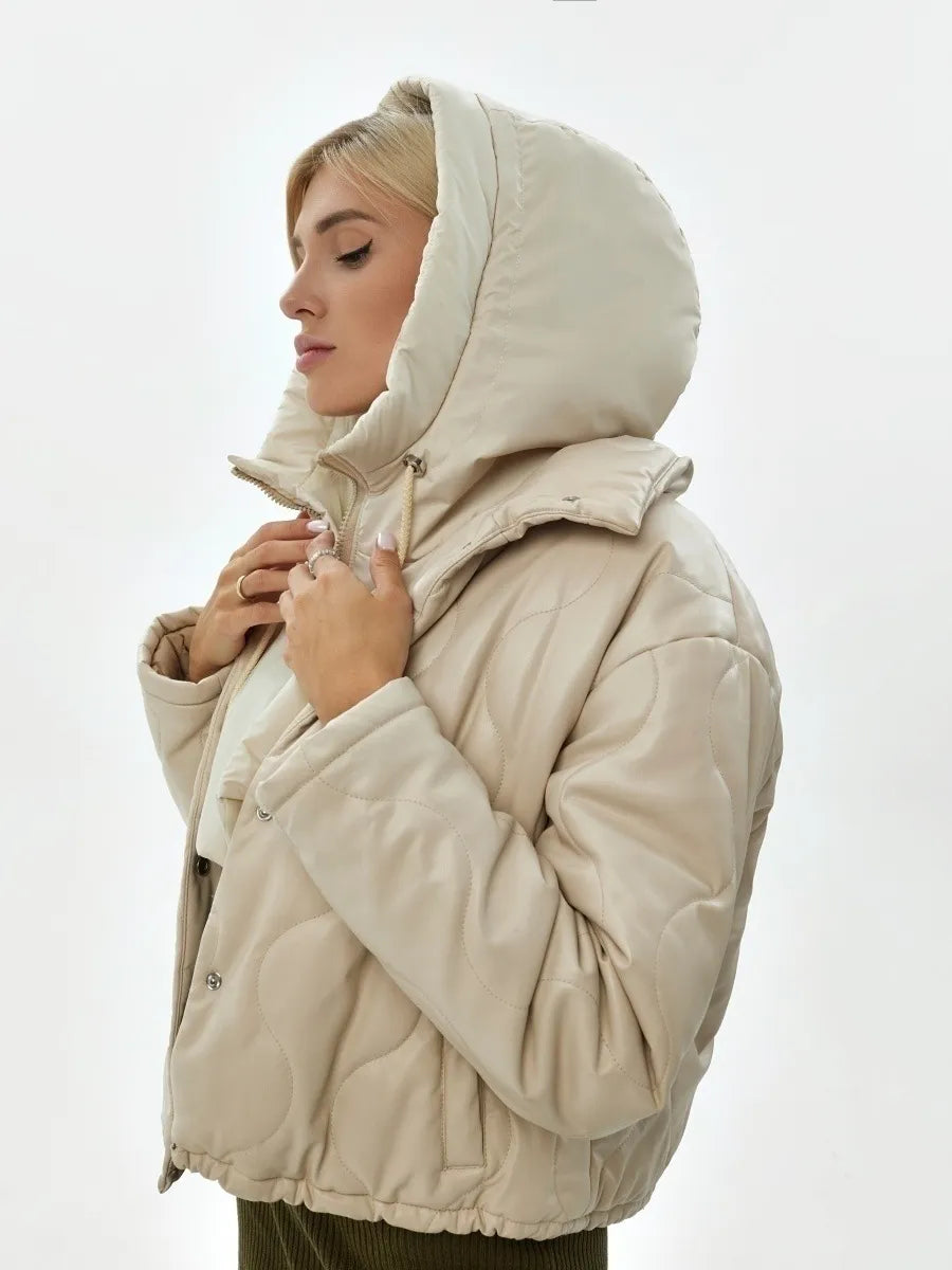 Women hooded scarf zip neck winter one size in multiple colours