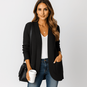 Women's Cardigan with Pockets Relaxed Fit Casual