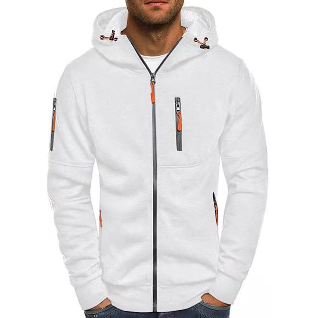 Men's Hoodie Sweatshirt | Polyester Cotton, Front Pockets, Drawstring
