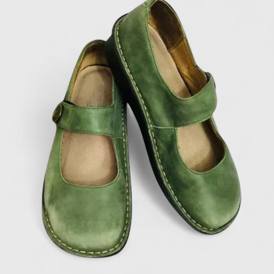 Women Leather Mary Jane Orthopedic Shoes