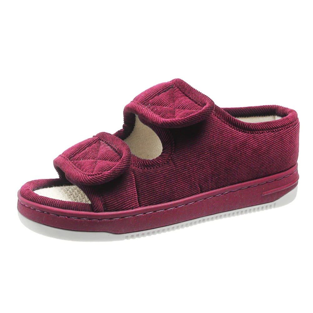 Women's Diabetic Sandals | Extra Wide Fit, Open Toe | Adjustable Straps