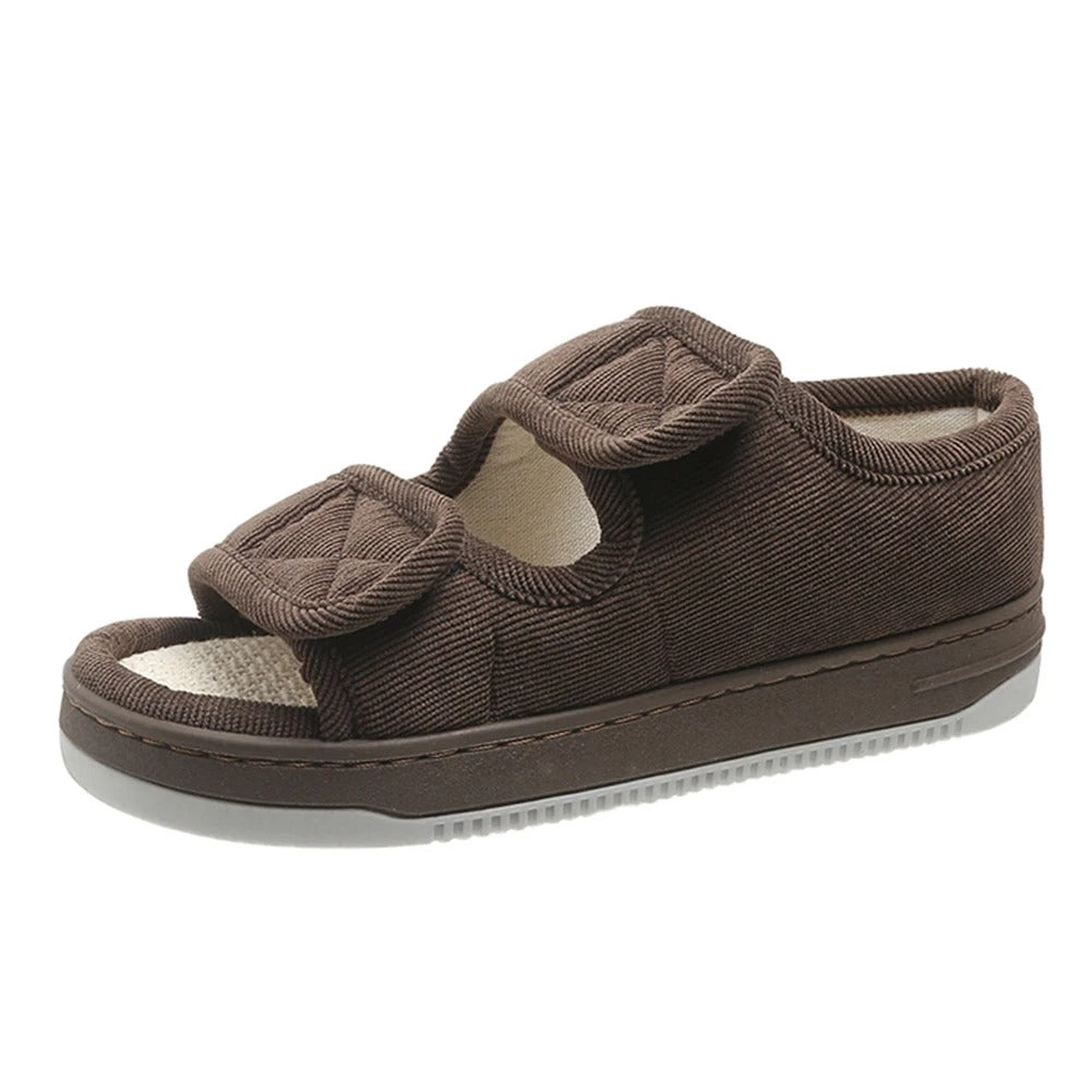 Women's Diabetic Sandals | Extra Wide Fit, Open Toe | Adjustable Straps