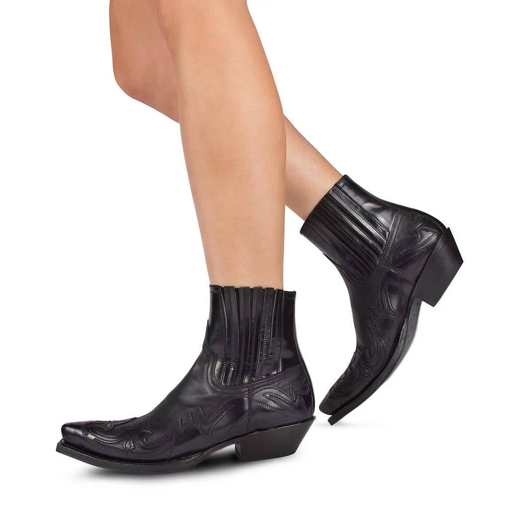Women's Cowgirl Boots | Pointed Toe, Ankle Height | Leather