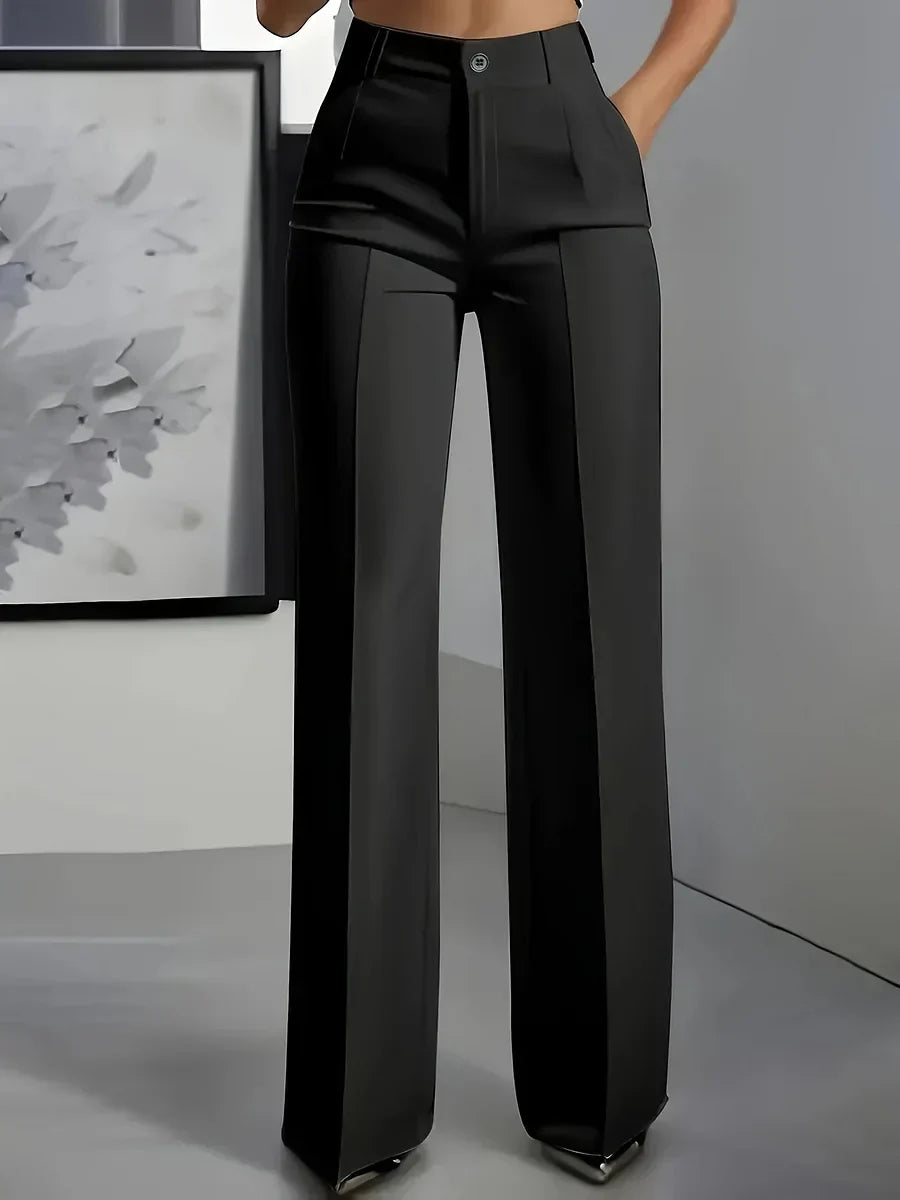 Women's Pants | High Waist Stretch, Elegant Tailored Fit
