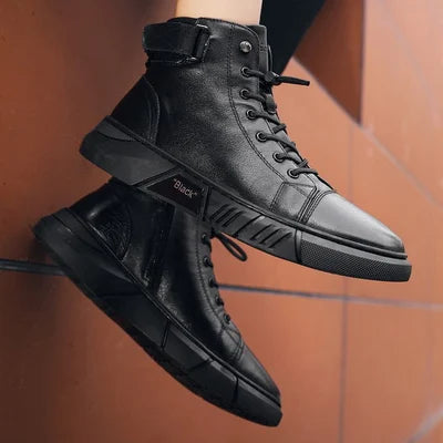 Men's Boots | Black Leather, Waterproof, All-Terrain