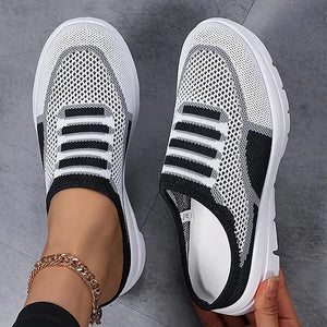 Knit Slip-On Sneakers Breathable Lightweight