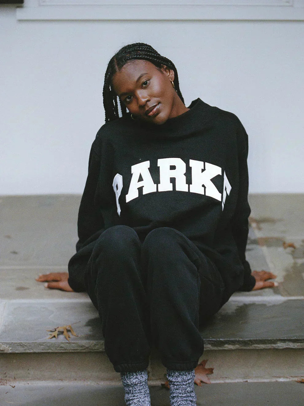 Women's Varsity Sweatshirts | Oversized Crewneck & Hoodie | Chenille Lettering