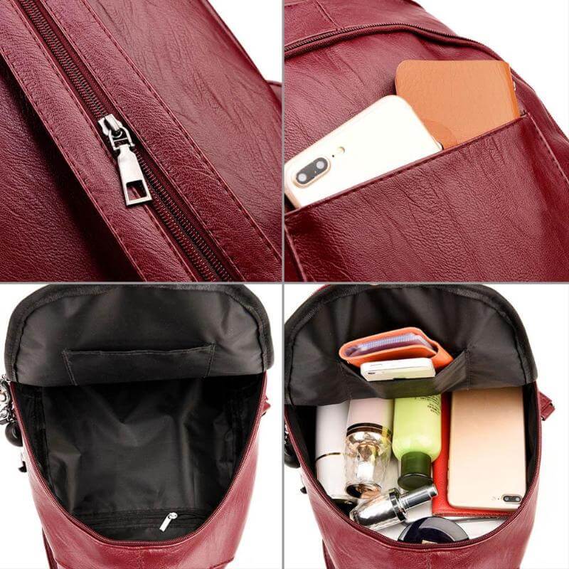 Women's Schoolbag | Waterproof Synthetic, Spacious | 7 Colors