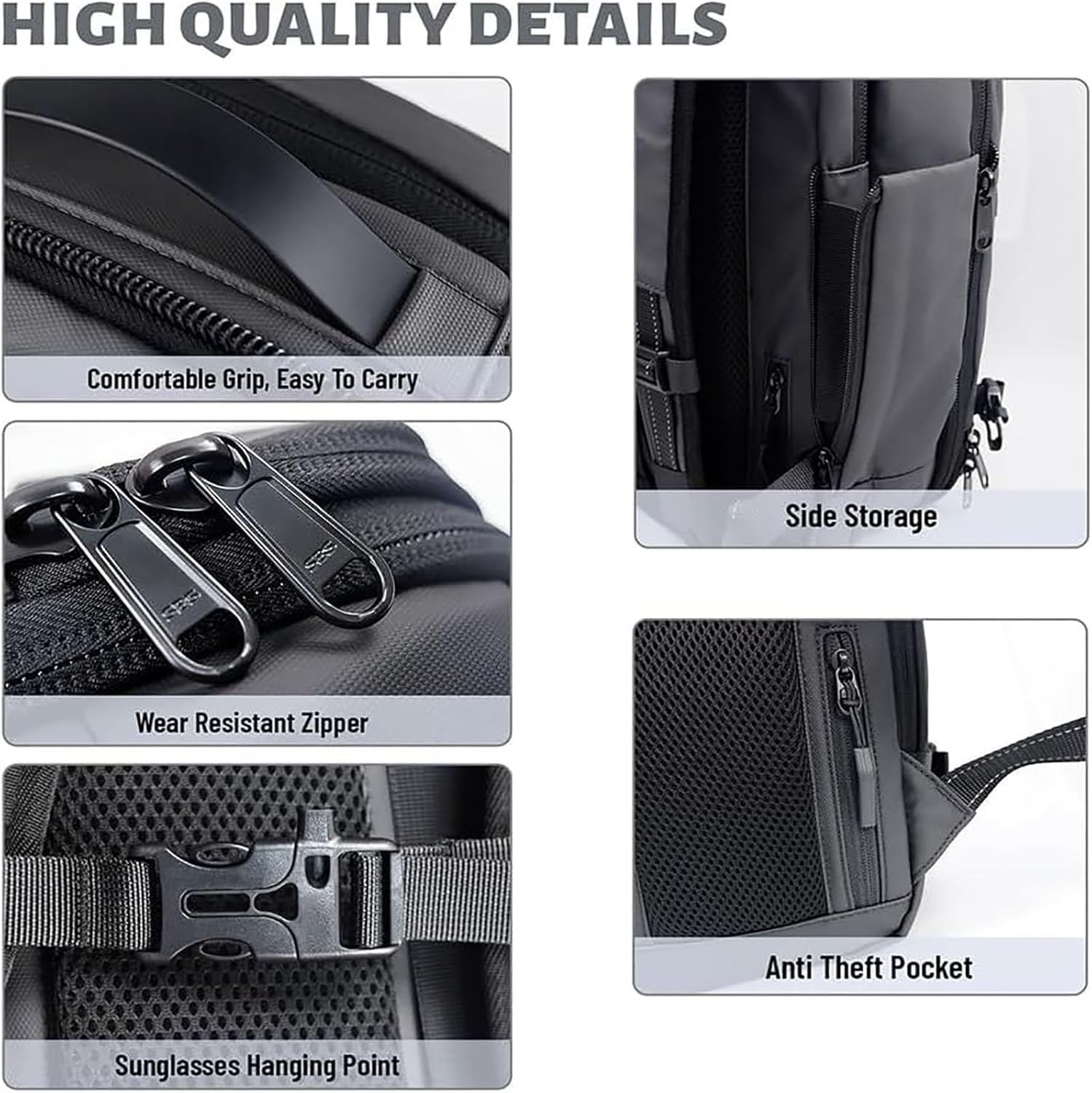 Travel Backpack | Expandable, TSA Lock | Waterproof, Wet and Dry Compartment