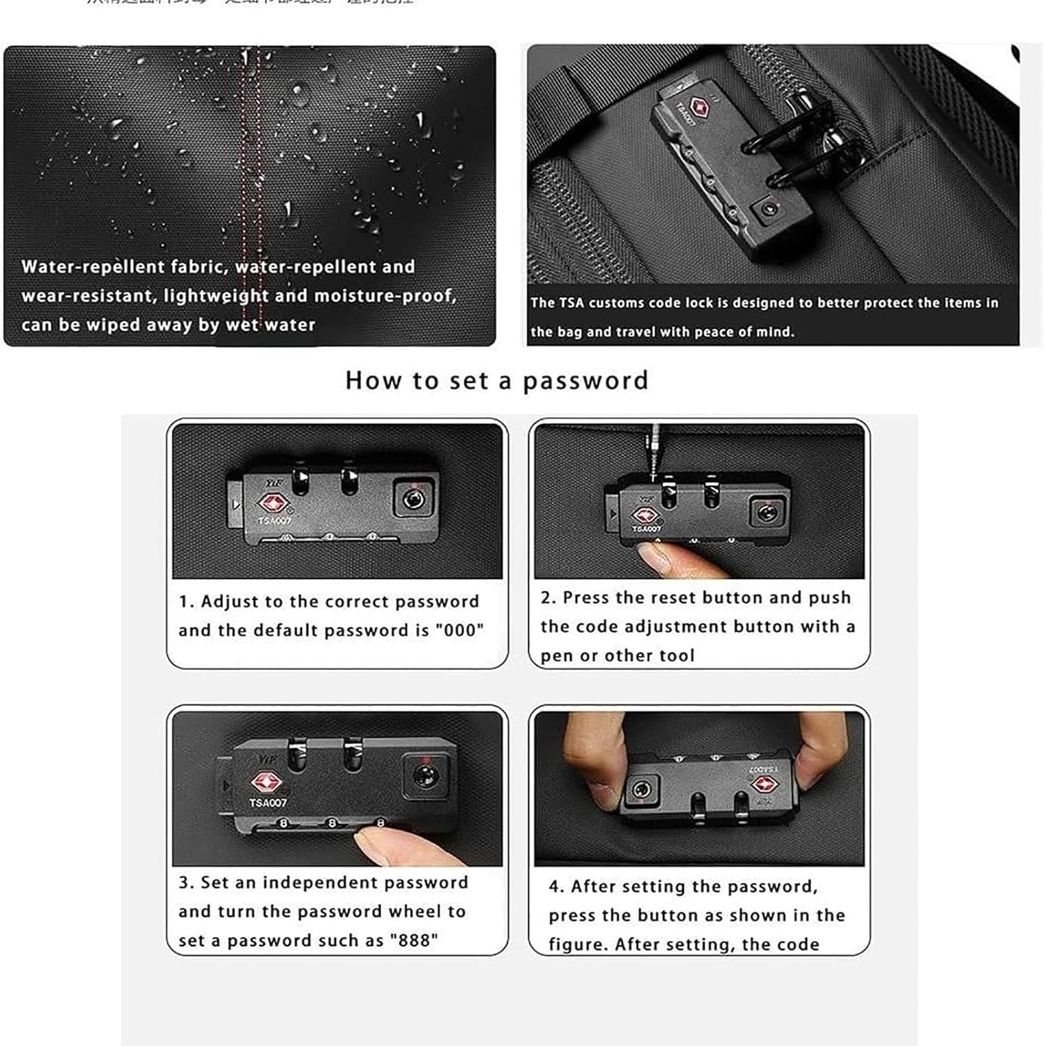 Travel Backpack | Expandable, TSA Lock | Waterproof, Wet and Dry Compartment