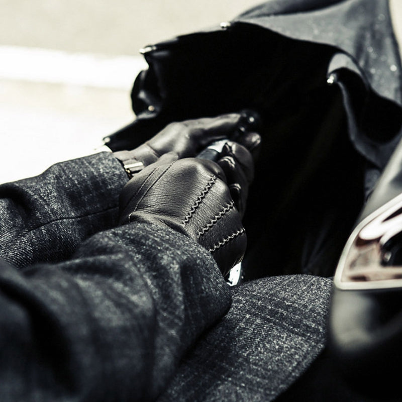 Leather Gloves | Sheepskin, Waterproof, Windproof | Touchscreen Compatible