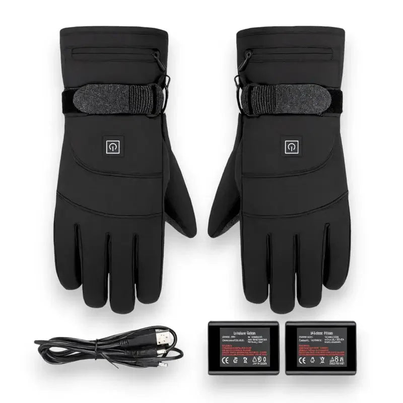 Winter Gloves | Waterproof Heated | Touchscreen Thermal Electric Warm
