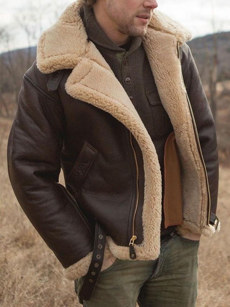 Men's Aviator Jacket | Zip Closure, Classic Flight Style