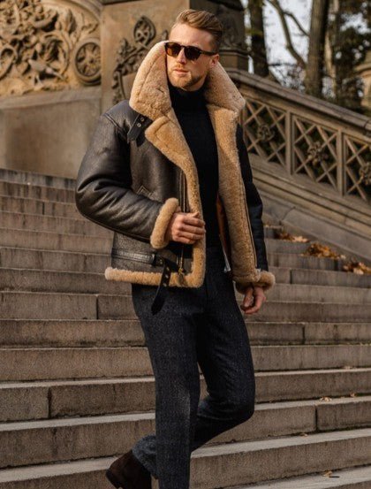 Men's Aviator Jacket | Zip Closure, Classic Flight Style