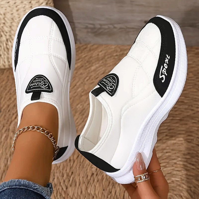 Women orthotic walking sneakers with arch support and cushioned sole