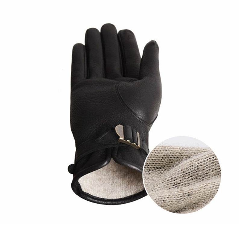 Leather Gloves | Sheepskin, Waterproof, Windproof | Touchscreen Compatible