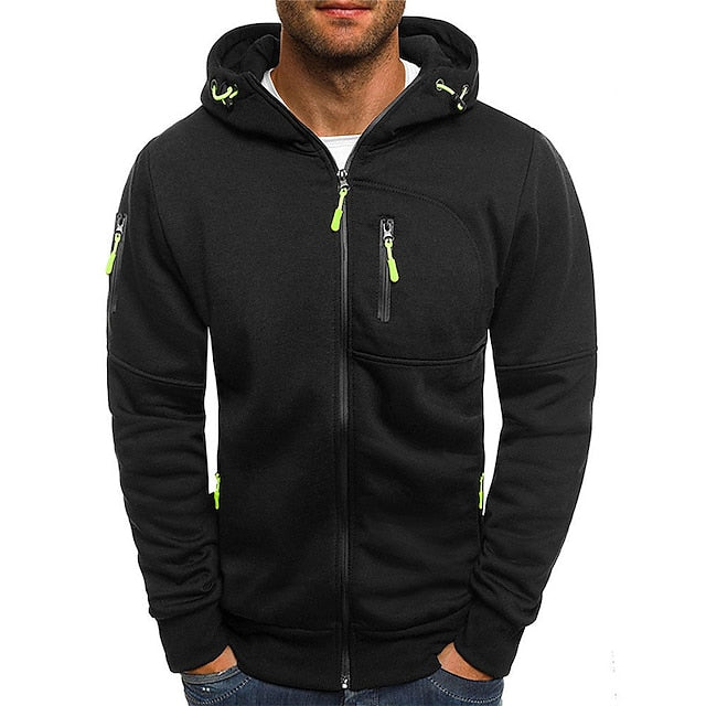 Men's Hoodie Sweatshirt | Polyester Cotton, Front Pockets, Drawstring
