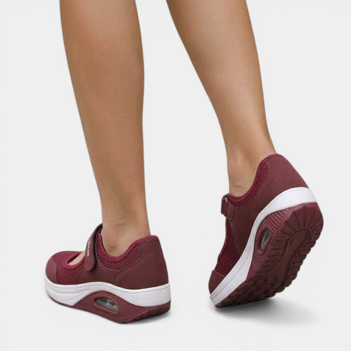 Women orthopedic air cushion sneakers lightweight non-slip sole ergonomic support