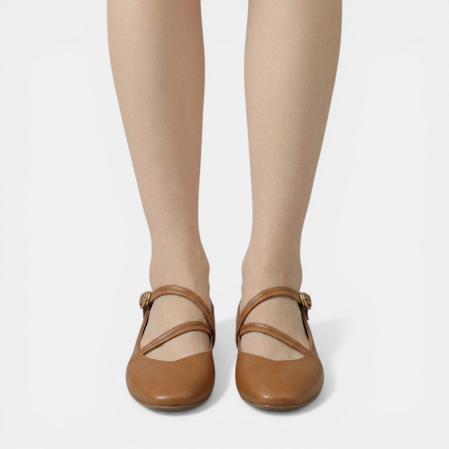 Women's Mary Jane Shoes | Vintage Leather, Flat | Brown, Black