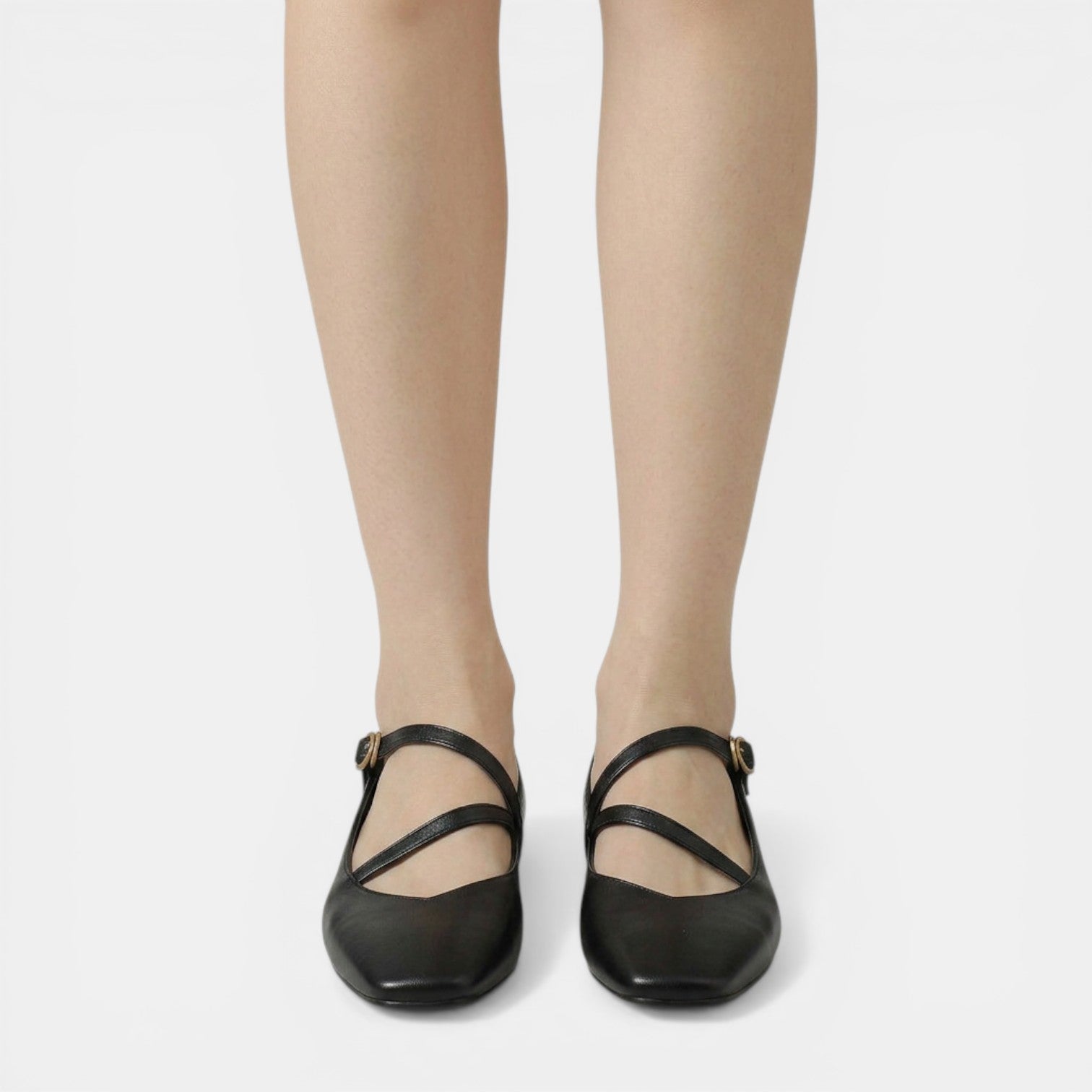 Women's Mary Jane Shoes | Vintage Leather, Flat | Brown, Black