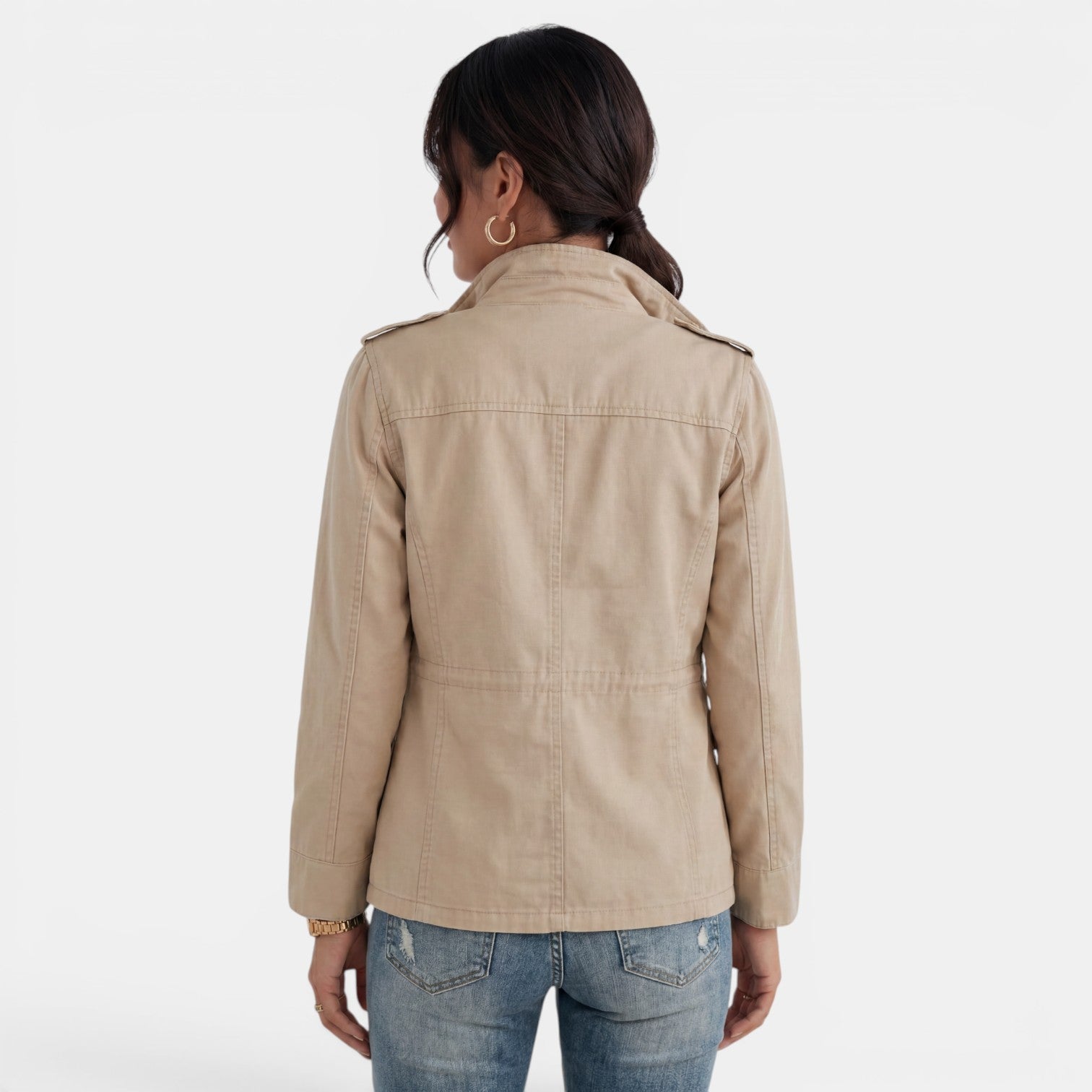Women's Jacket | Lightweight Spring Autumn | Casual Zip