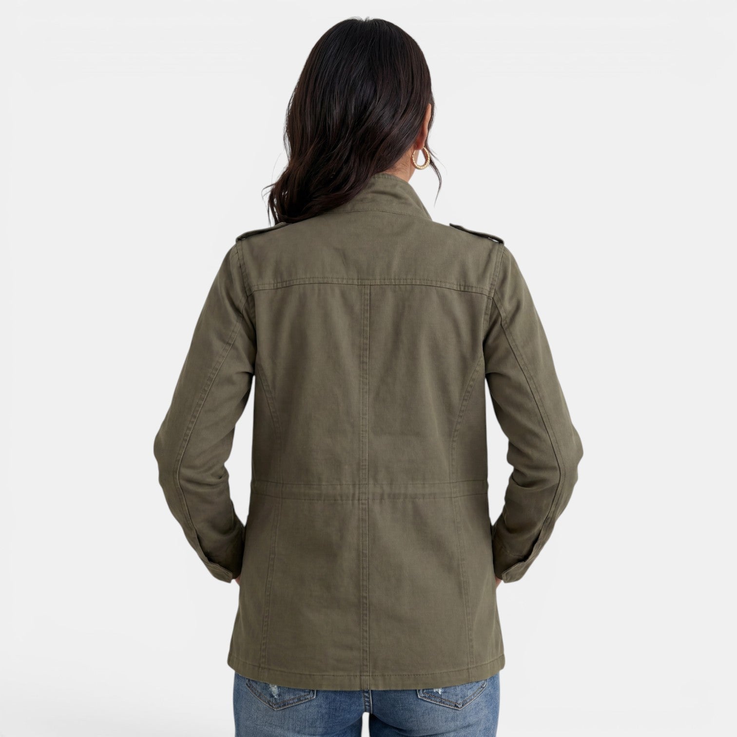 Women's Jacket | Lightweight Spring Autumn | Casual Zip