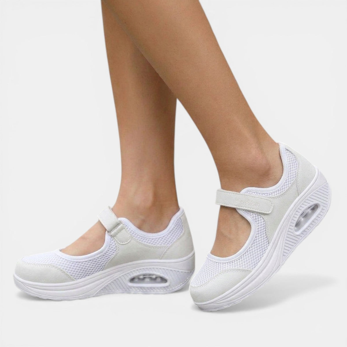 Women orthopedic air cushion sneakers lightweight non-slip sole ergonomic support