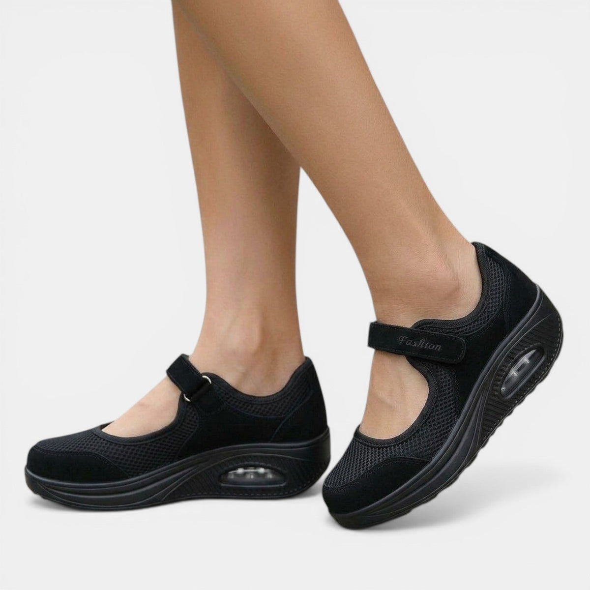 Women orthopedic air cushion sneakers lightweight non-slip sole ergonomic support