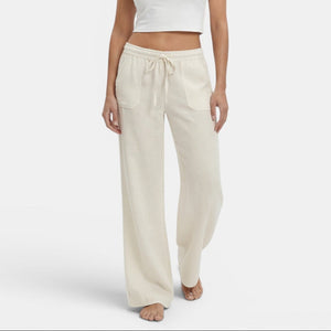 Women Linen Wide Leg Pants