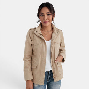 Women's Jacket | Lightweight Spring Autumn | Casual Zip