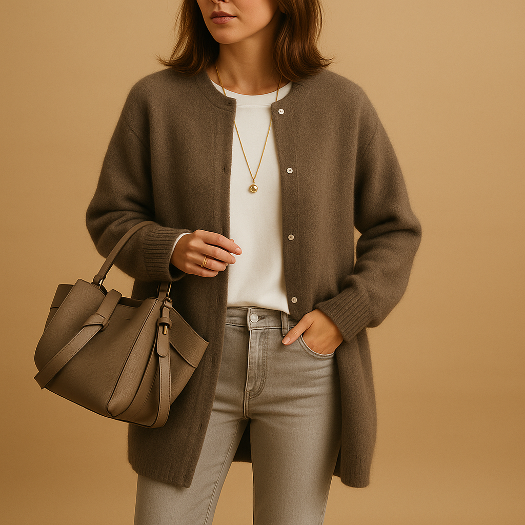 Women's Cardigan | Long, Buttoned, Soft