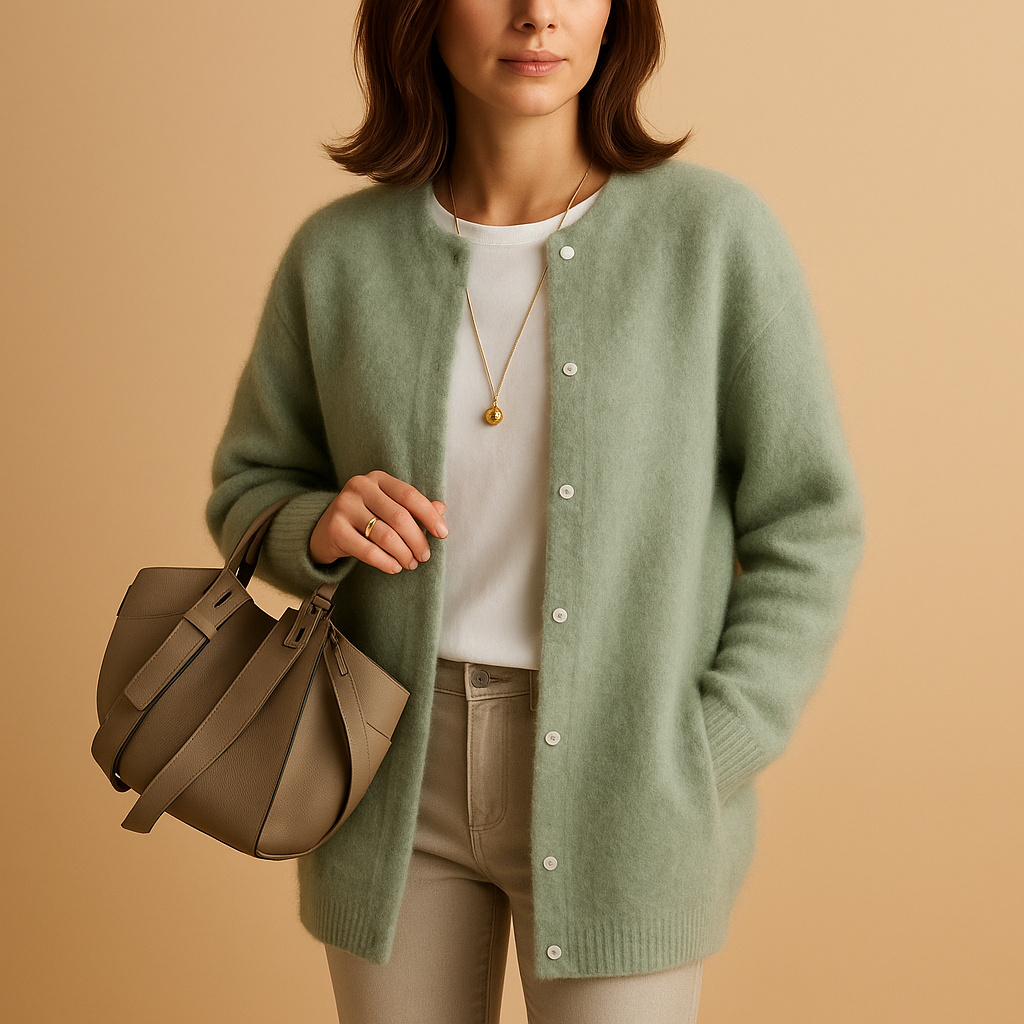 Women's Cardigan | Long, Buttoned, Soft