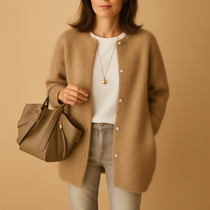 Women's Cardigan | Long, Buttoned, Soft