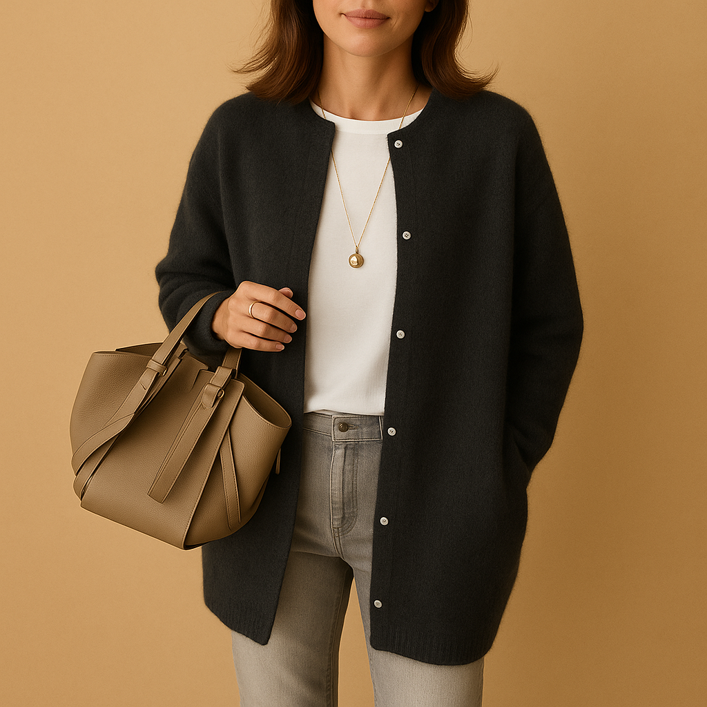 Women's Cardigan | Long, Buttoned, Soft