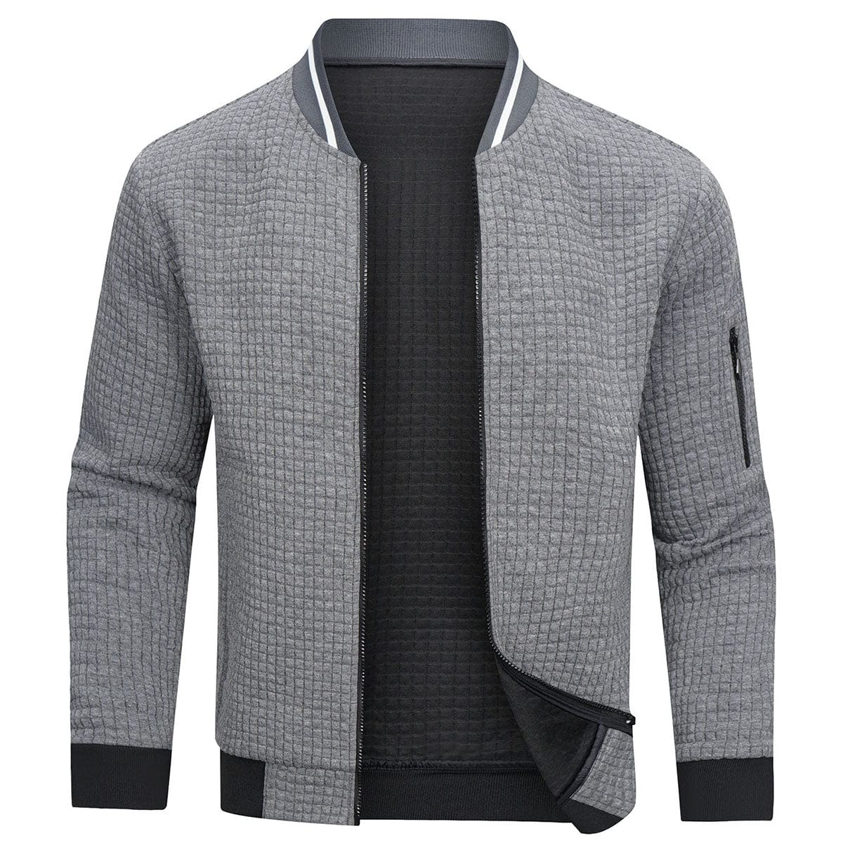 Men's Zip-Up Sweater - Warm - Comfortable - Winter