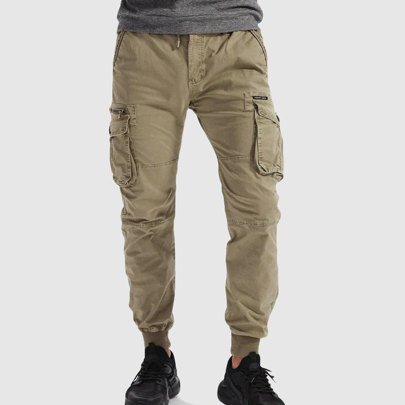 Men's Cargo Jogger Pants | Elastic Waist, Tactical Pockets