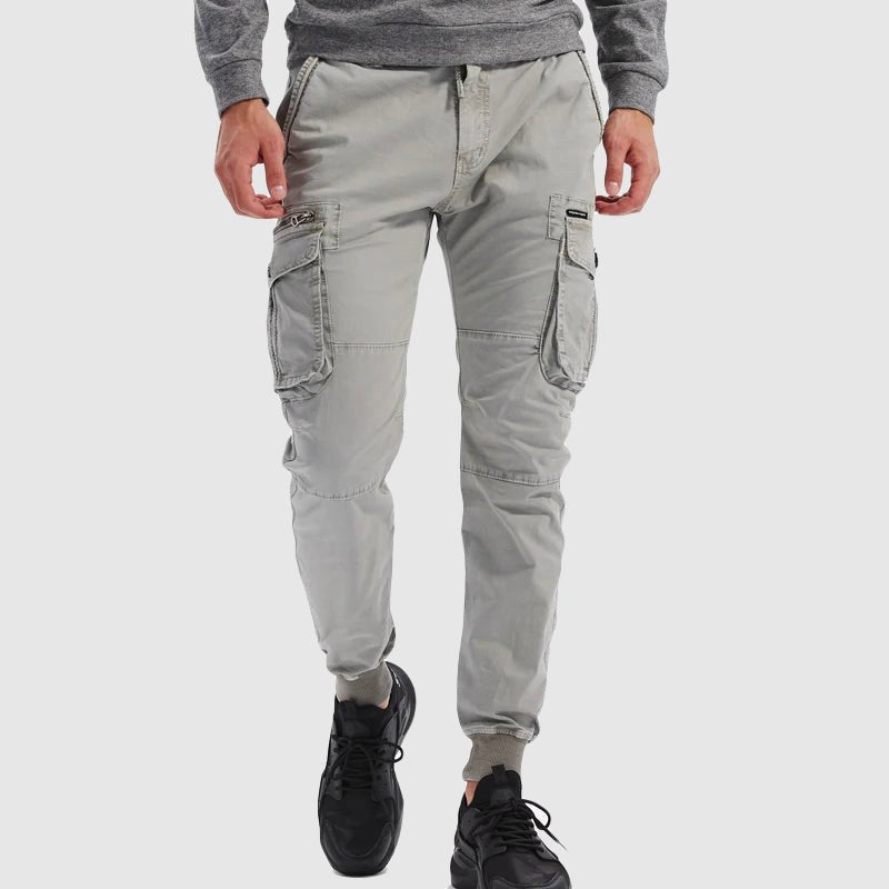 Men's Cargo Jogger Pants | Elastic Waist, Tactical Pockets